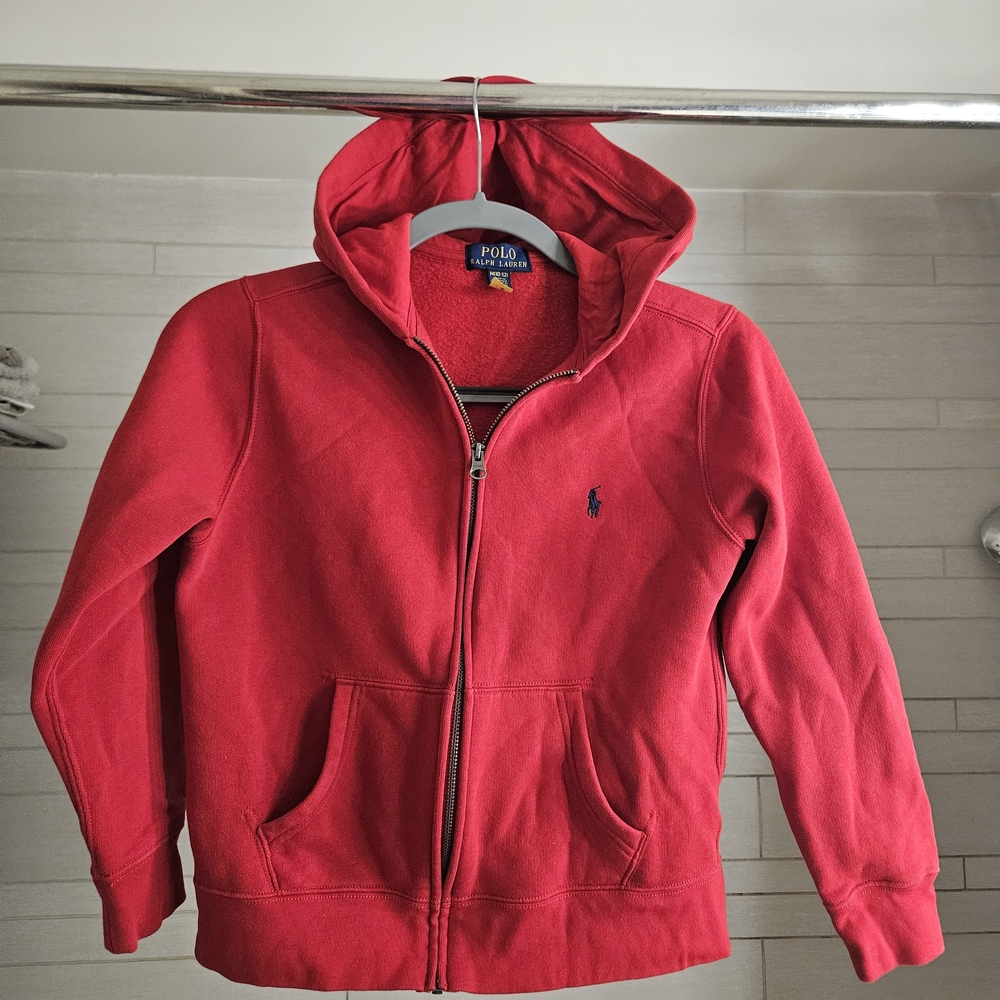 Polo by Ralph Lauren Kids Red Full-Zip Hoodie